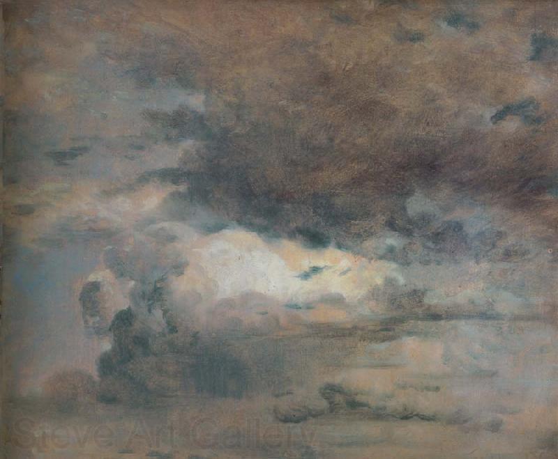 John Constable Cloud Study evening 31 August 182 Germany oil painting art